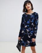 Pieces Floral Printed Dress - Multi