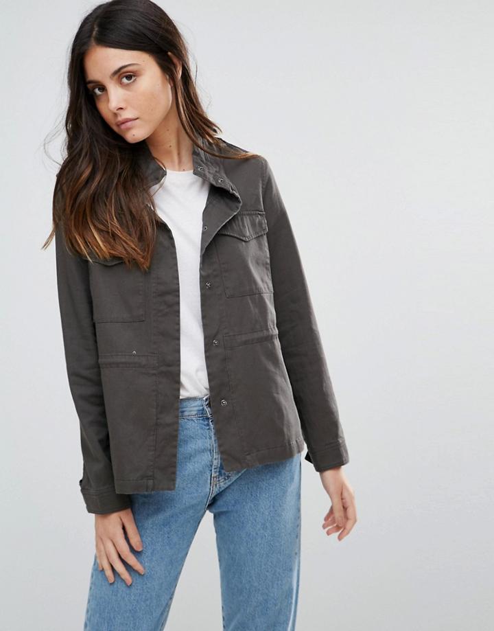 Vero Moda Short Parka - Cream