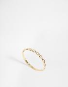 Asos Fine Loop Ring - Gold