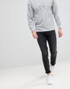 Asos Design Skinny Jeans In Washed Black - Black