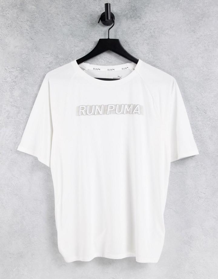 Puma Running Lite Cooladapt T-shirt In White