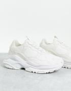Asos Design Chunky Sneakers In White