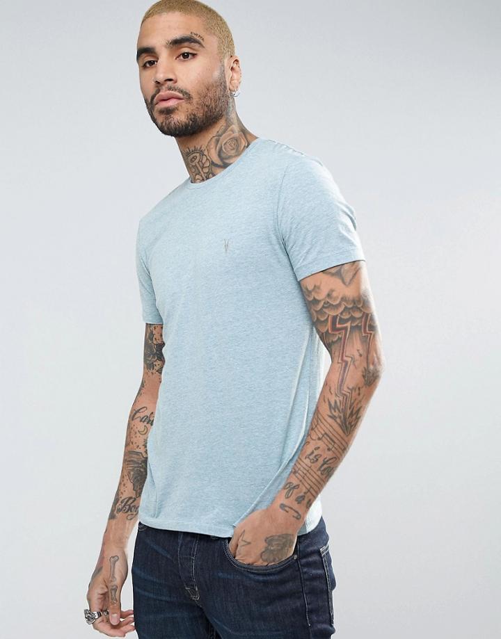 Allsaints T-shirt With Logo - Blue