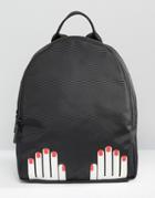 Lulu Guinness Hands Backpack - Black