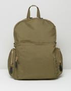 Monki Pocket Utility Backpack - Green