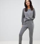 Asos Design Tall Sweat And Jogger Set - Gray