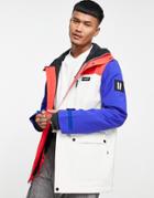 Planks Good Times Insulated Ski Jacket In Bone-white