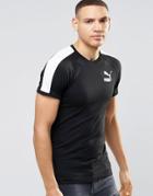 Puma Retro T-shirt In Muscle Fit - Black