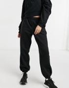 Weekday Corinna Organic Blend Cotton Sweatpants In Black - Part Of A Set