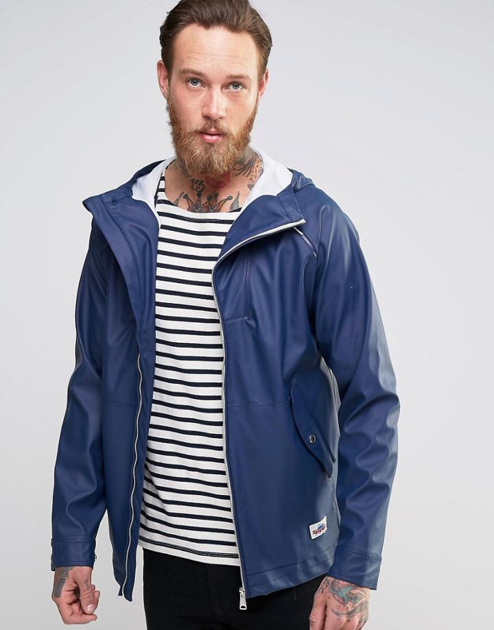 Penfield Gibson Jacket Showerproof In Navy - Navy