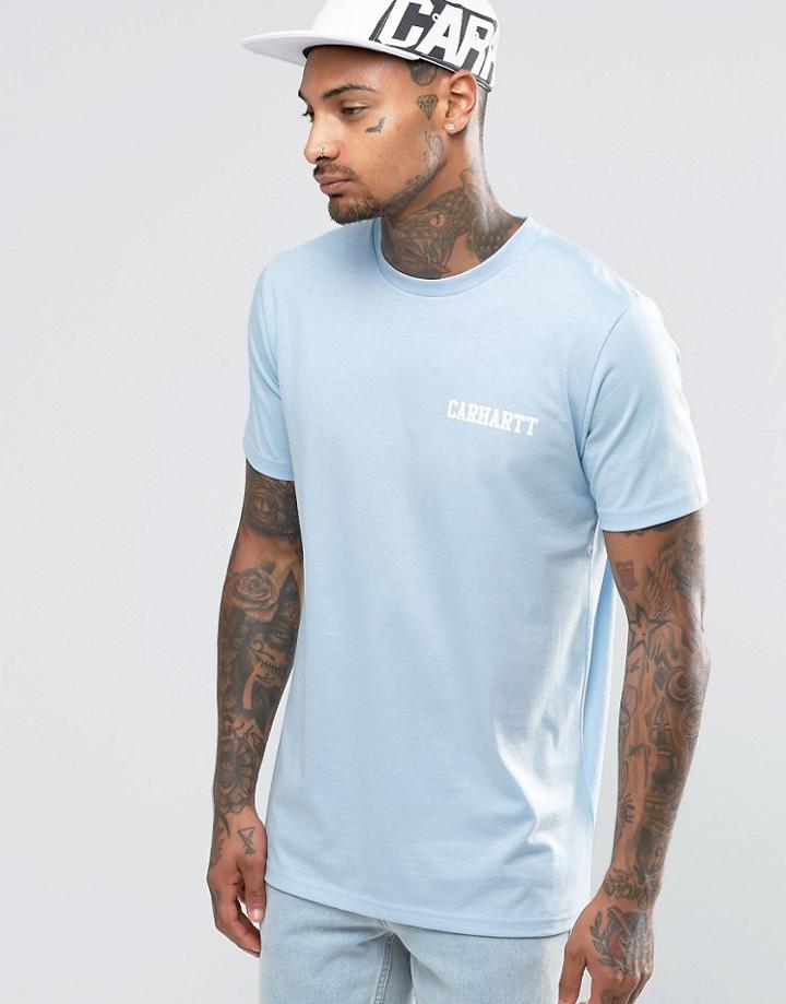 Carhartt Wip College Script T-shirt - Blue