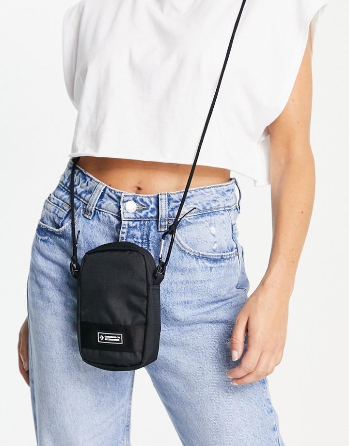 Converse Comms Pouch 2.0 Crossbody Bag In Black
