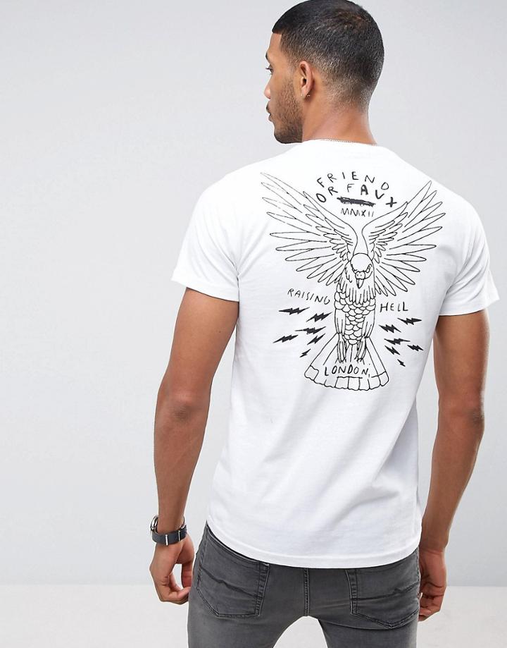 Friend Or Faux Skyrat Back Print T-shirt - White