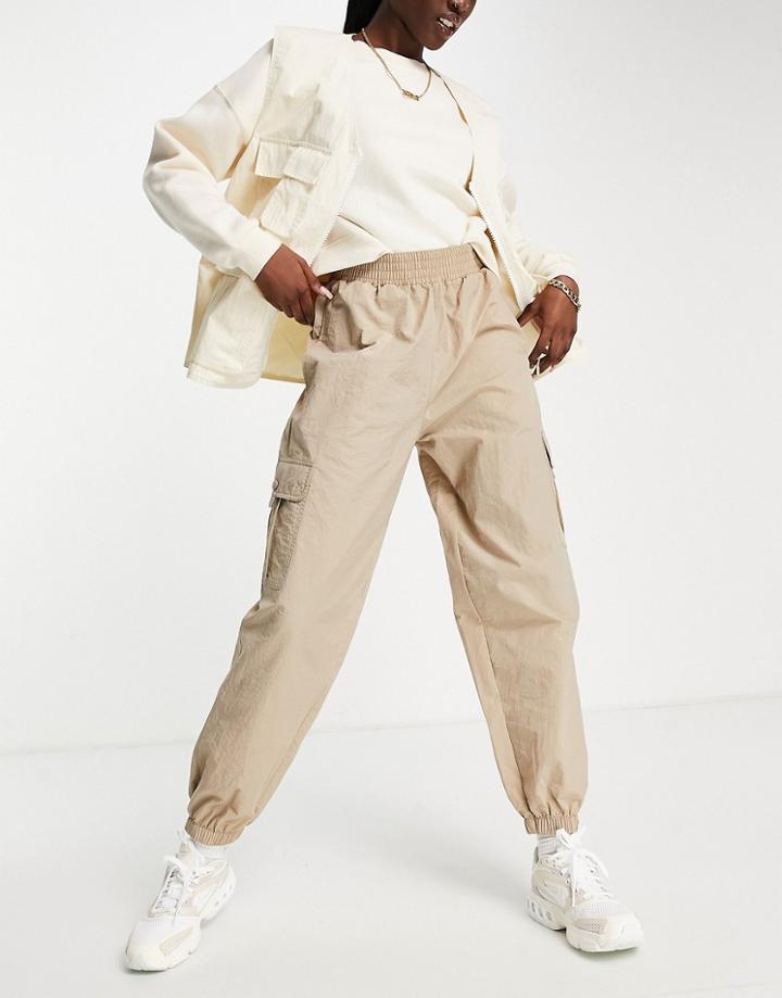 Asos 4505 Exaggerated Cargo Sweatpants With Utility Pocket-neutral