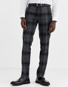Twisted Tailor Super Skinny Fit Suit Pants In Wide Gray Check