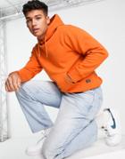 Jack & Jones Essentials Oversize Hoodie In Orange