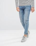 Cheap Monday Tight Skinny Jeans Renew Blue - Blue