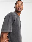 Reclaimed Vintage Inspired T-shirt In Washed Gray