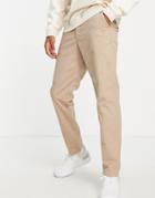 Tommy Hilfiger Chelsea Icon Embroidered Pants In Stone-neutral