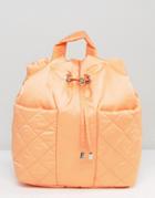 Asos Lifestyle Padded Backpack - Orange