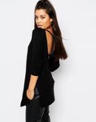 Missguided Harness Back Top - Black