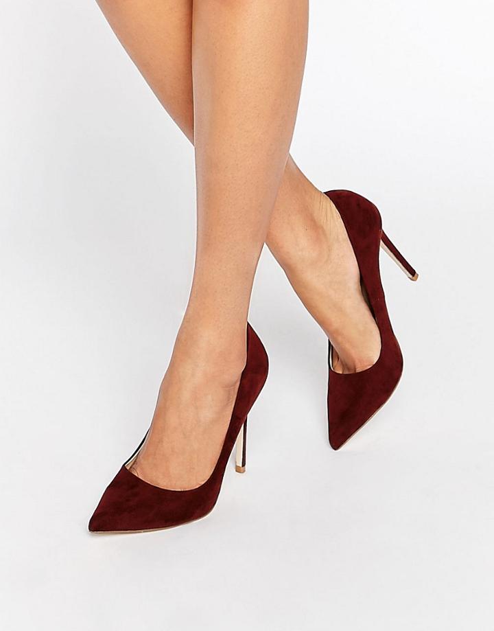 Asos Peru Pointed High Heels - Brown