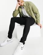 Ldn Dnm Super Skinny Jeans In Black