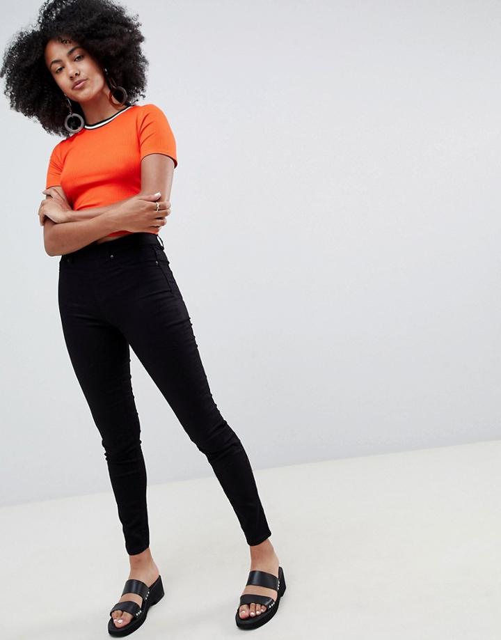 New Look Emilee Black Jegging - Black