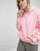Ripndip Oversized Hoodie With Embroidered Logo Front - Pink