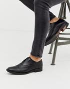 Redfoot Leather Oxford Shoe In Black - Black