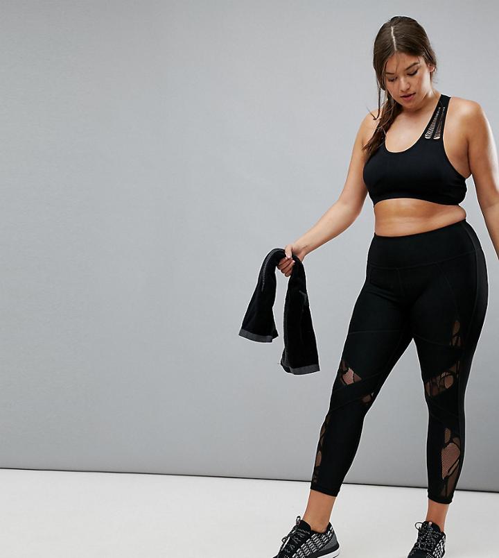 Nola Printed Panel Gym Legging - Multi