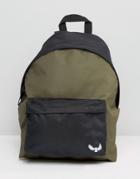Bravesoul Backpack With Contrast Pocket - Green