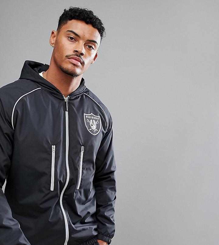 Majestic Sport Poly Raiders Track Jacket - Black