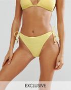 Dorina Crochet Bikini Bottom - Yellow