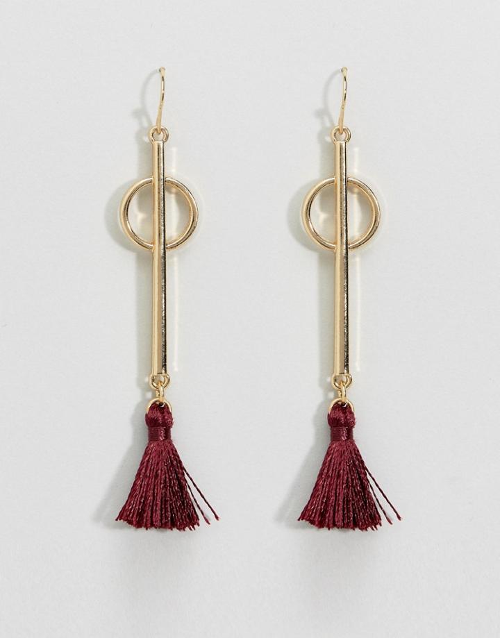 Asos Tassel Pop Earrings - Gold