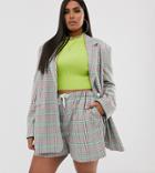 Collusion Plus Check Print Blazer - Multi