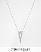 V Jewelry Elka Pendant Necklace - Silver