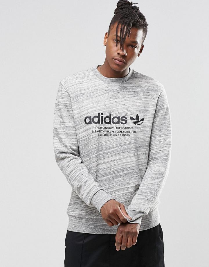 Adidas Originals Premium Trefoil Crew Sweatshirt Az1213 - Gray