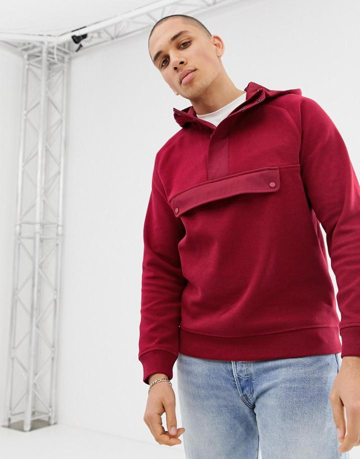 Lacoste Logo Hoodie-red