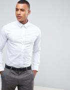 Celio Smart Shirt In Slim Fit - White