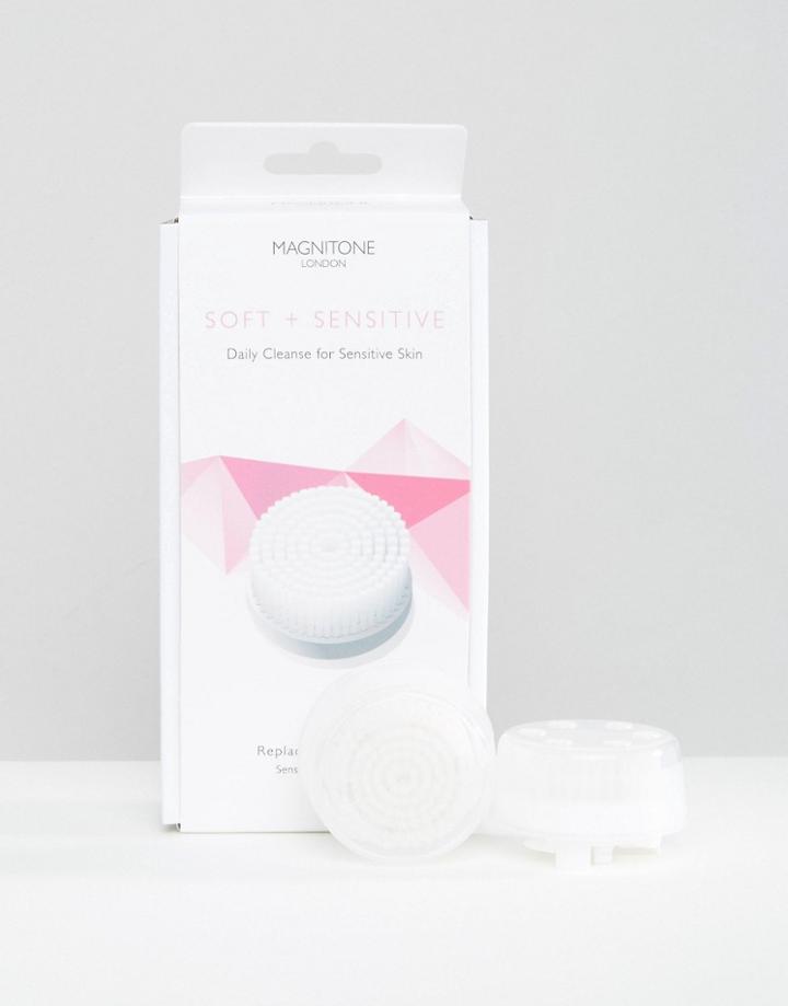 Magnitone Soft + Sensitive Brush X 2 With Skinkind Bristles - Clear