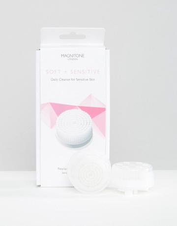 Magnitone Soft + Sensitive Brush X 2 With Skinkind Bristles - Clear