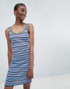 New Look Stripe Bodycon Dress - Blue