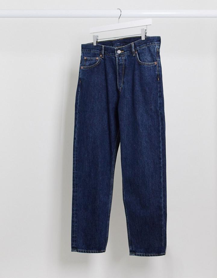 Weekday Barrel Jeans In Blue-blues