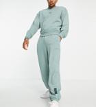 Puma Oversized Sweatpants In Washed Green Exclusive To Asos