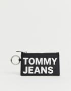 Tommy Jeans Coin Ladies' Wallet With Mono Logo - Black