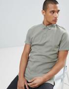 Clean Cut Waffle Logo Polo - Green