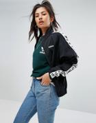 Adidas Originals Zip Front Jacket With Taping - Black
