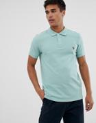 Ps Paul Smith Slim Fit Zebra Logo Polo In Mint-green