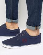 Fred Perry Stratford Canvas Sneakers - Navy